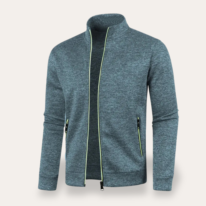 Atmungsaktiven Sportlichen Zip-Jacke für Herren | Vestea
