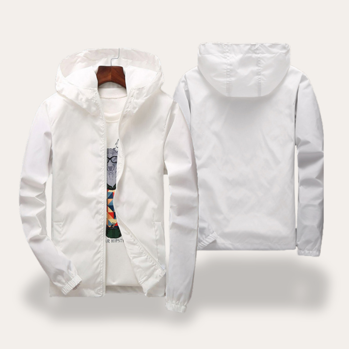 Herren Leichte Jacke mit Kapuze Windbreaker Outdoor | Vestea