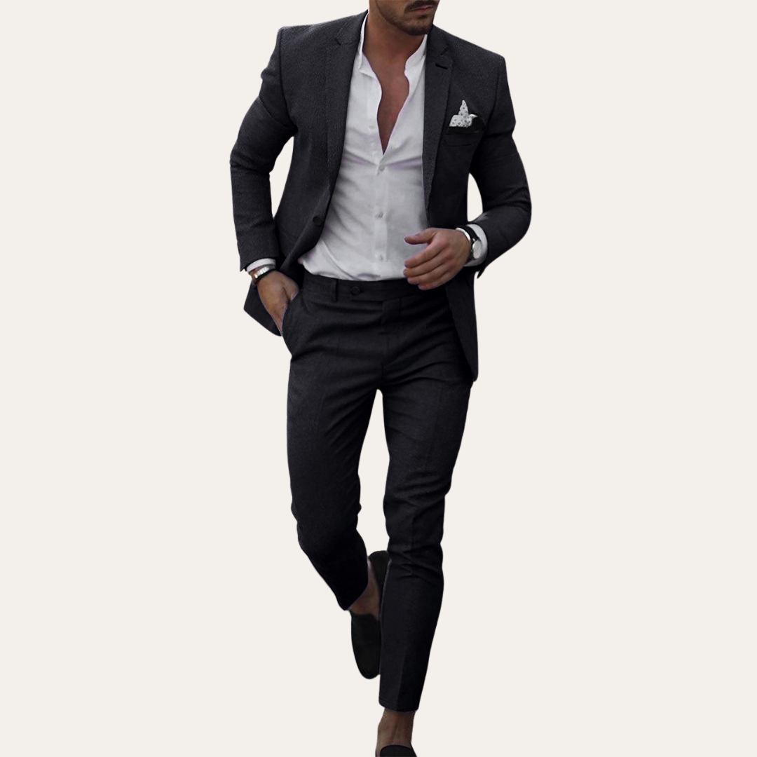 Herren Slim Fit Anzug 2-teilig Business | Vestea