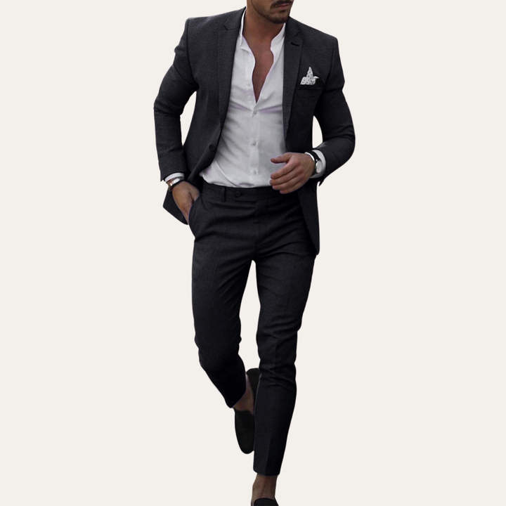 Herren Slim Fit Anzug 2-teilig Business | Vestea