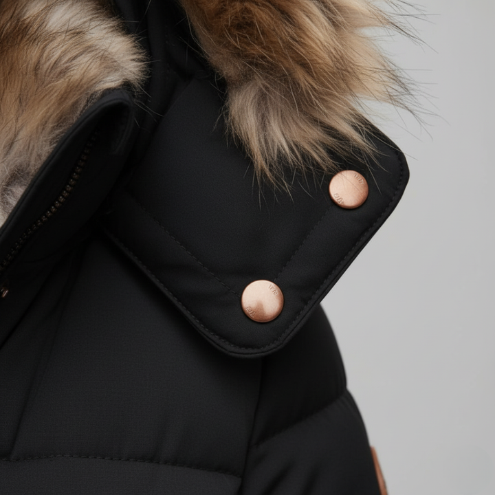Damen Winterjacke mit Kapuze und Wattierung | Vestea