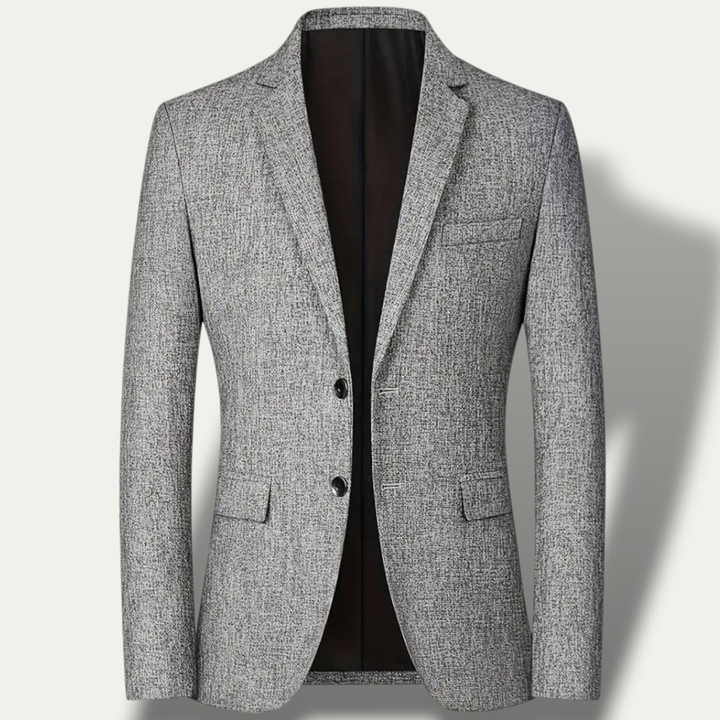 Herren Slim Fit Anzug Sakko Wolle Mélange | Vestea