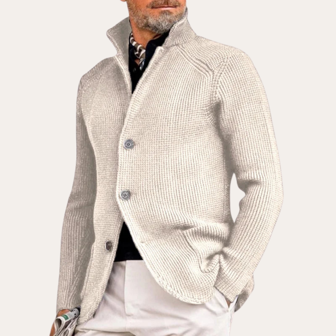 Herren Strickjacke mit Knopfleiste | Vestea