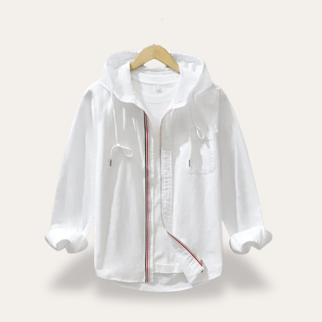Damen Kapuzenhemd Langarm Casual Shirt | Vestea