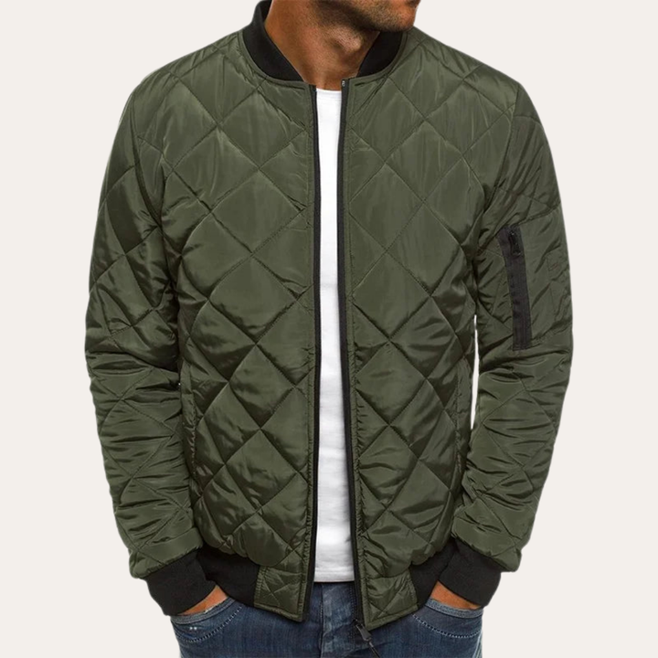 Herren Steppjacke Bomberjacke Leichtjacke Übergangsjacke Reißverschluss | Vestea