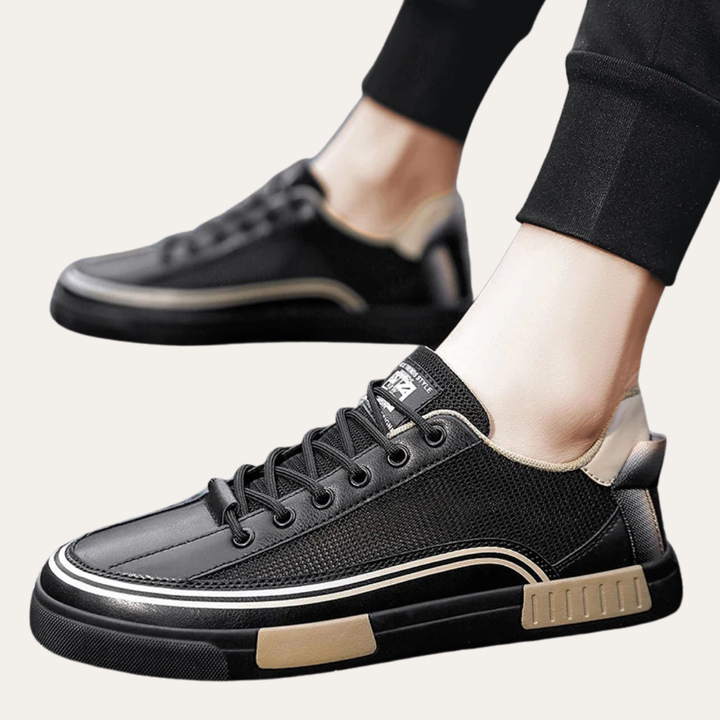 Herren Scarpe Ortopediche Freizeitsneaker Schnürung Textilsohle Atmungsaktiv | Vestea