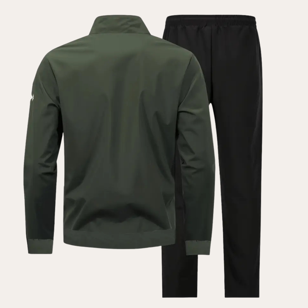 Sportliches Set für Herren Windbreaker Jacke und Jogginghose aus leichtem Material | Vestea