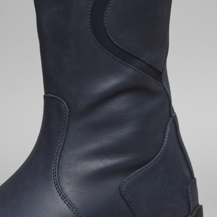 Damen Stiefel Kniehoch Similileder mit Reißverschluss | Vestea