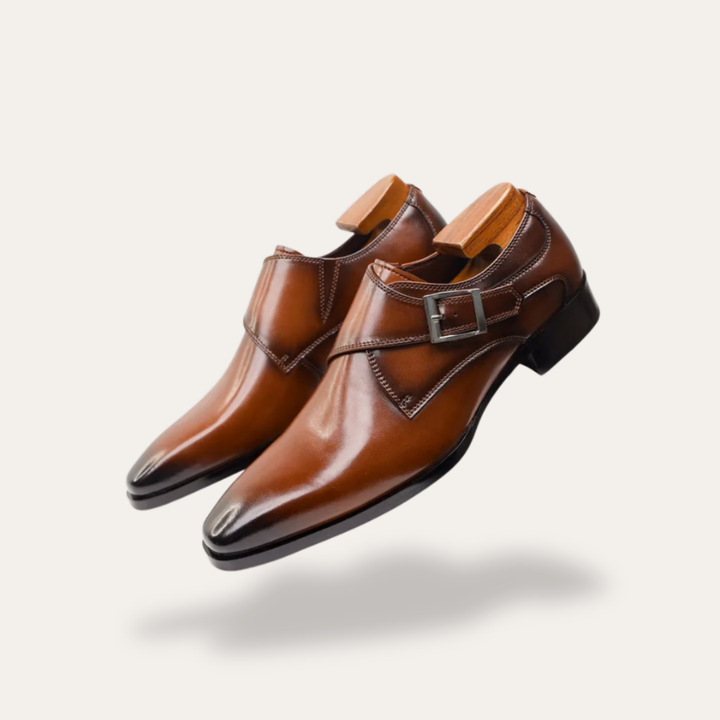 Orthopädische Schuhe für Herren mit Schnalle | Vestea
