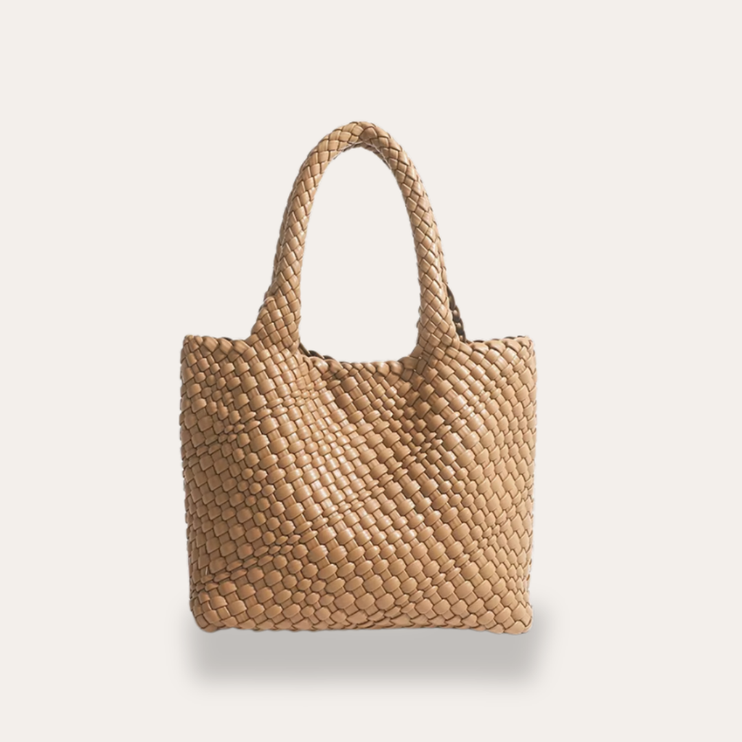 Damen Geflochtene Schultertasche Handtasche | Vestea