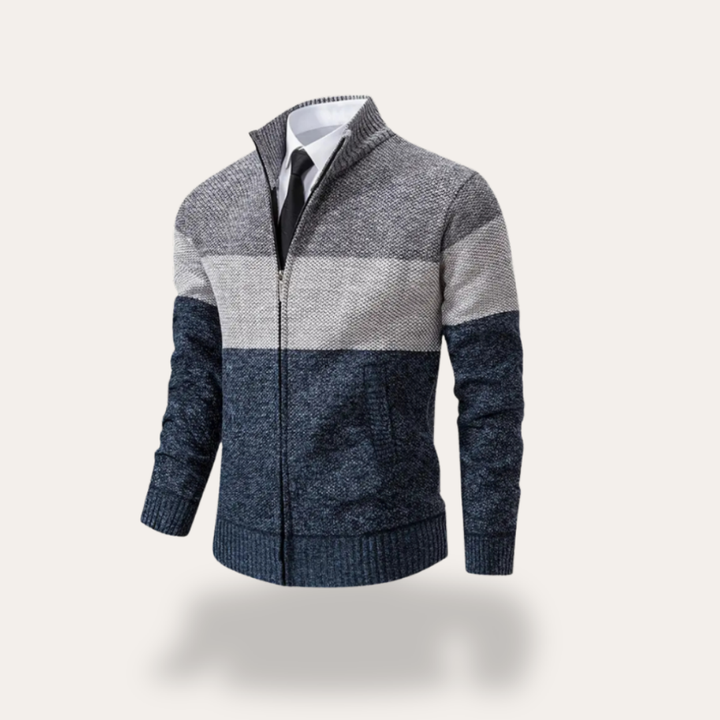 Herren Strickjacke für Gefüttert Winter | Vestea