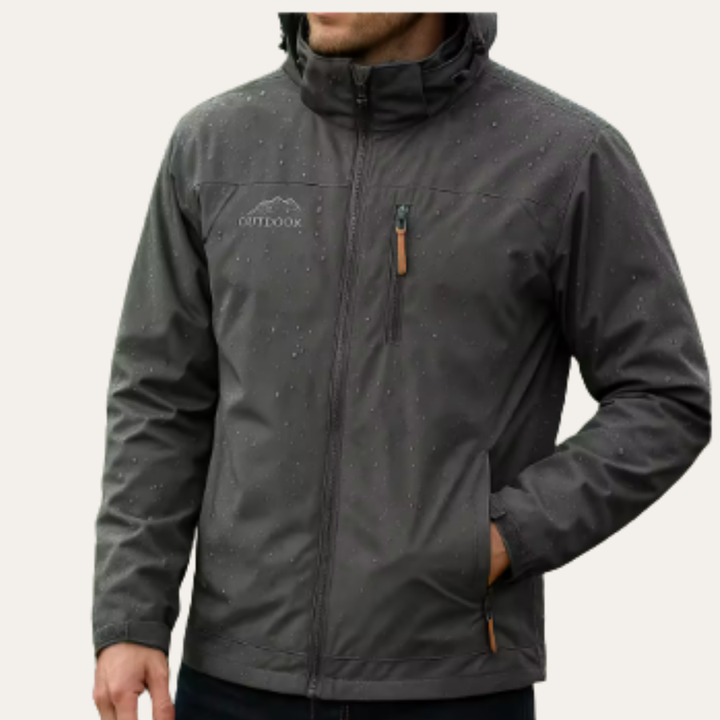 Herren Outdoorjacke Wasserdicht Winddicht Freizeitjacke | Vestea