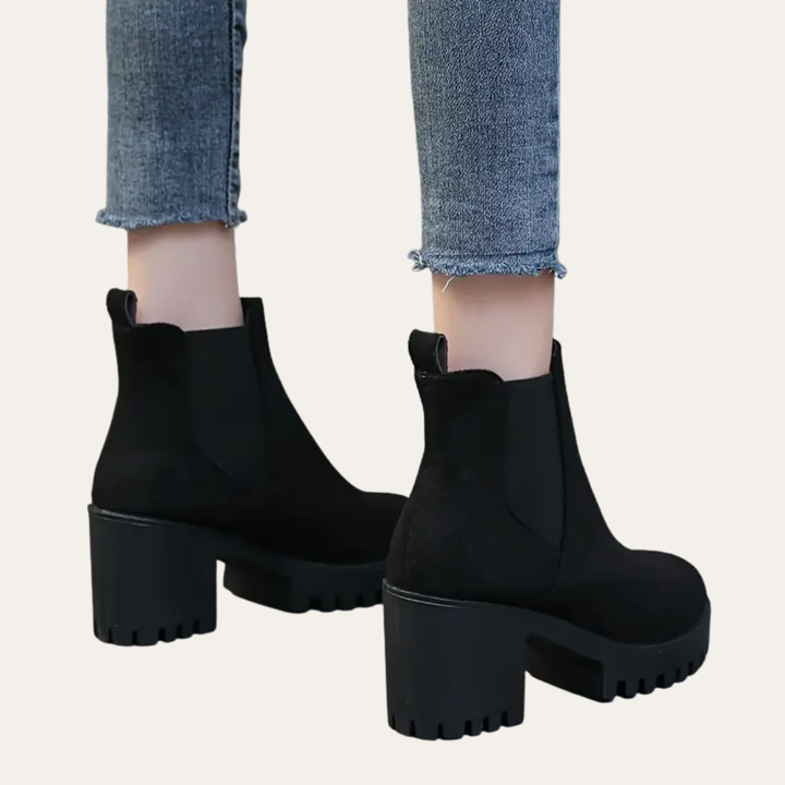 Chelsea Boots Damen Plateau Orthopädisch | Vestea