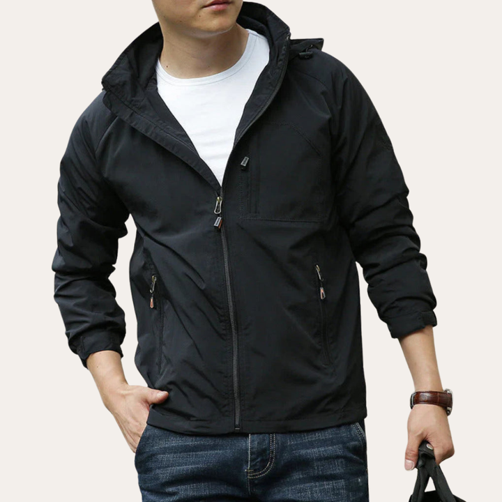 Herren Kapuzen-Windbreaker Übergangsjacke | Vestea