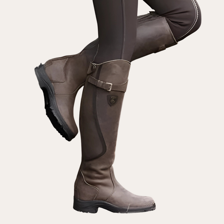 Damen Winter Reitstiefel mit wasserabweisendem Material | Vestea