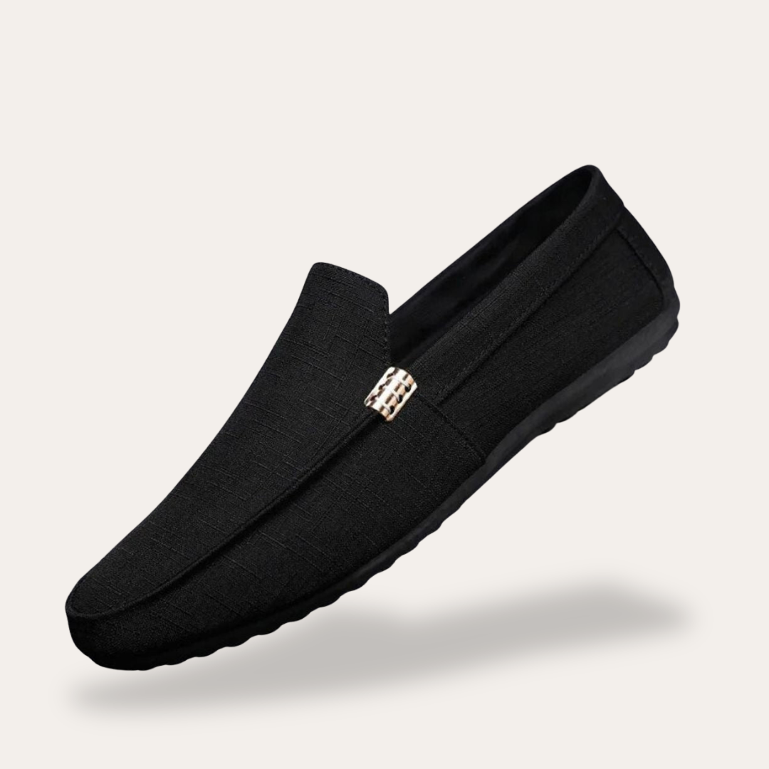 Herren Orthopädische Leinen Slipper Mokassins Schuhe | Vestea