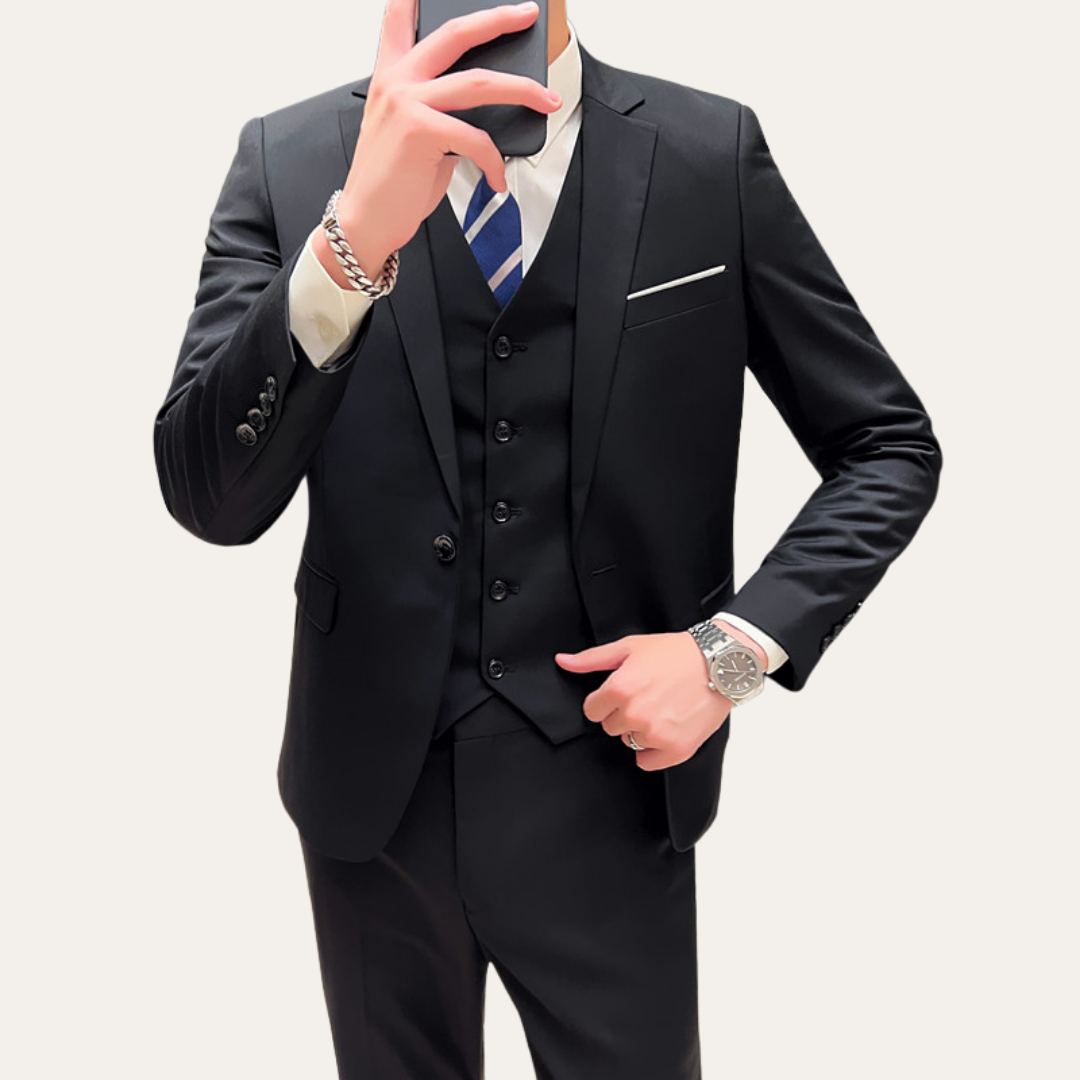 Herren Business Anzug mit Sakko und Weste | Vestea