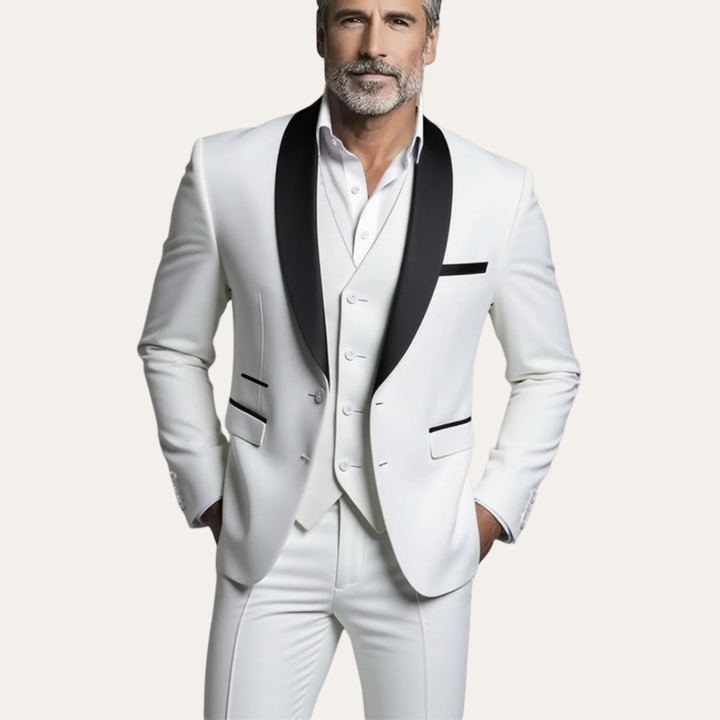 Herren Anzug 3-teilig Slim Fit Elegant Festlich | Vestea