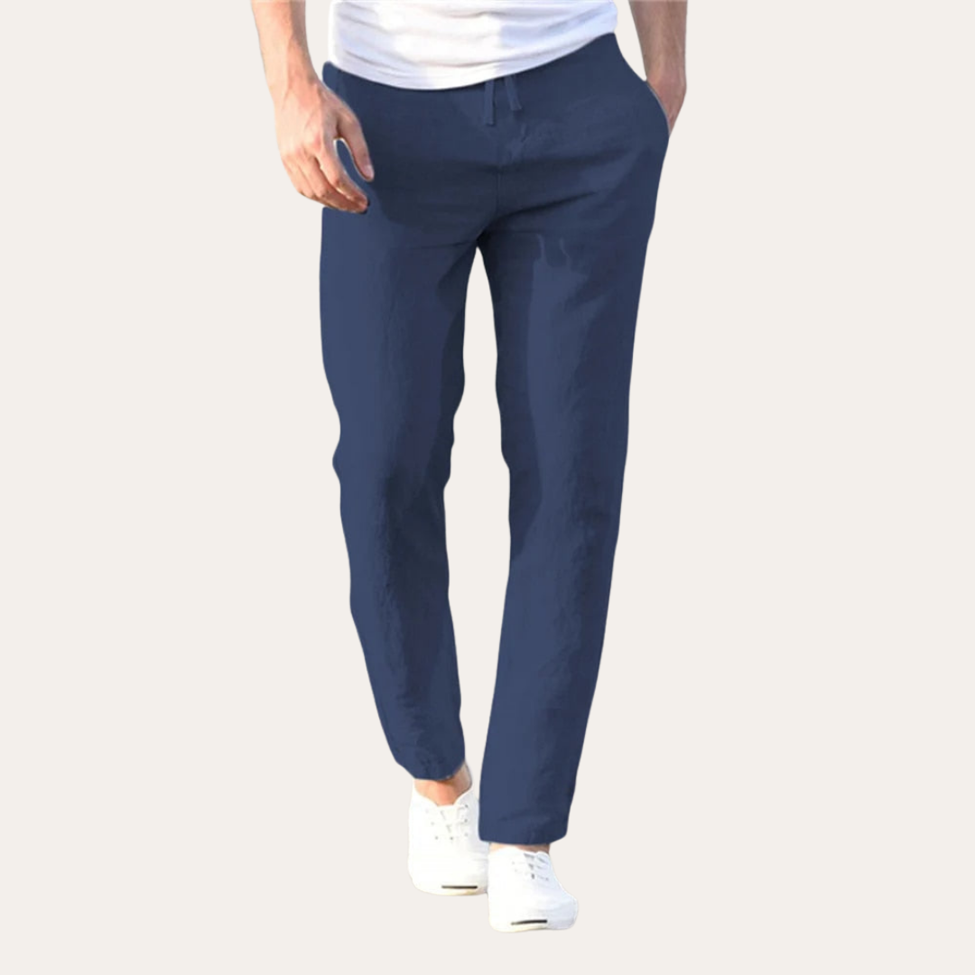 Herren Leinenhose Atmungsaktive Streetwear für Männer, Bequeme Passform | Vestea