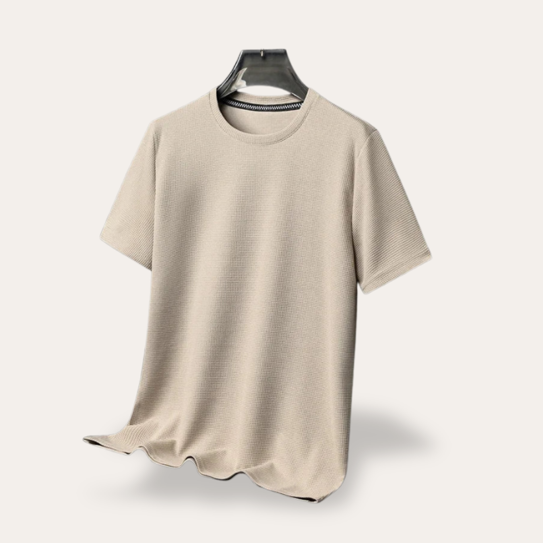 Herren T-Shirt Kurzarm Rundhals Basic Sommer Freizeitshirt Stoffmix | Vestea