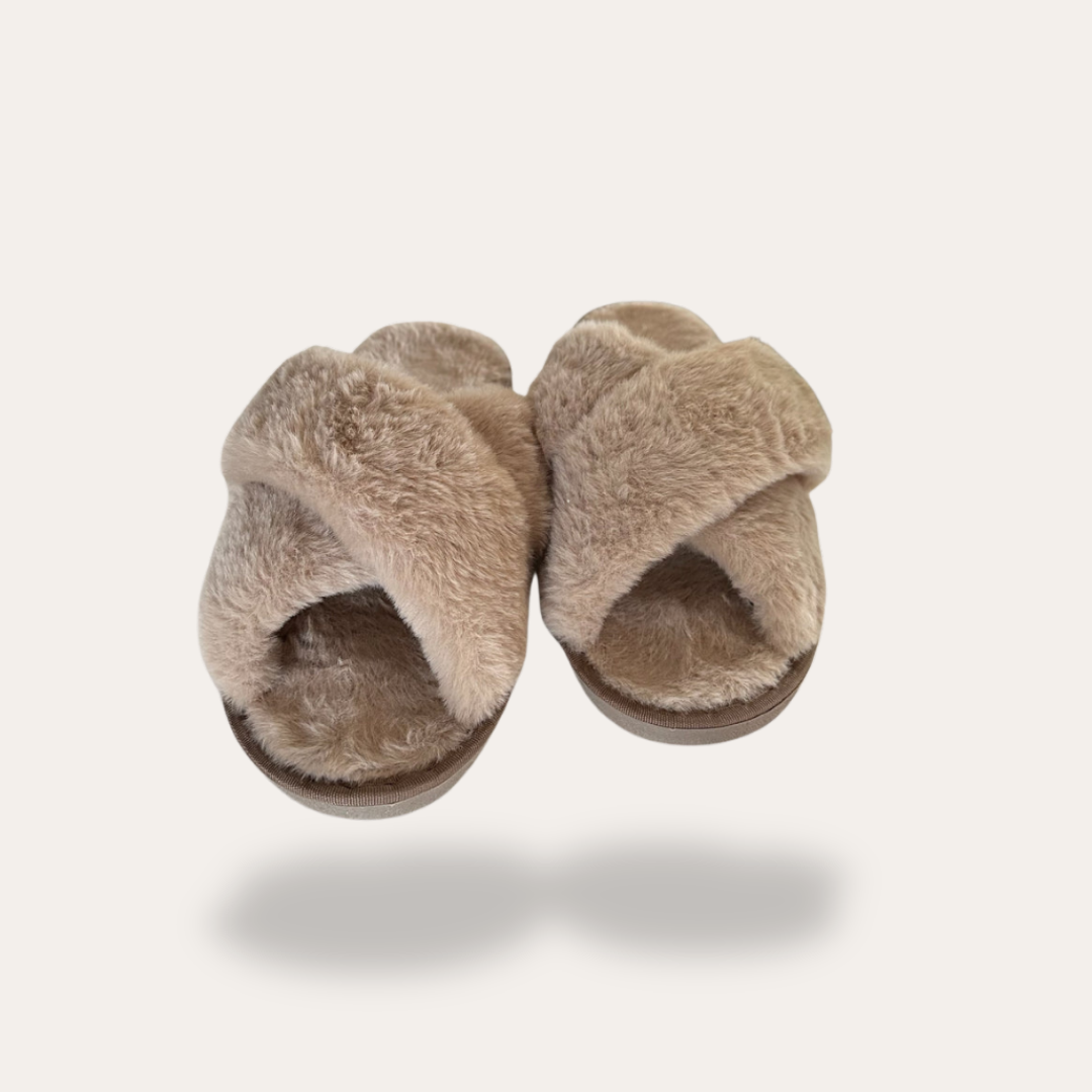 Orthopädische Damen Hausschuhe mit Kreuzband Design | Vestea