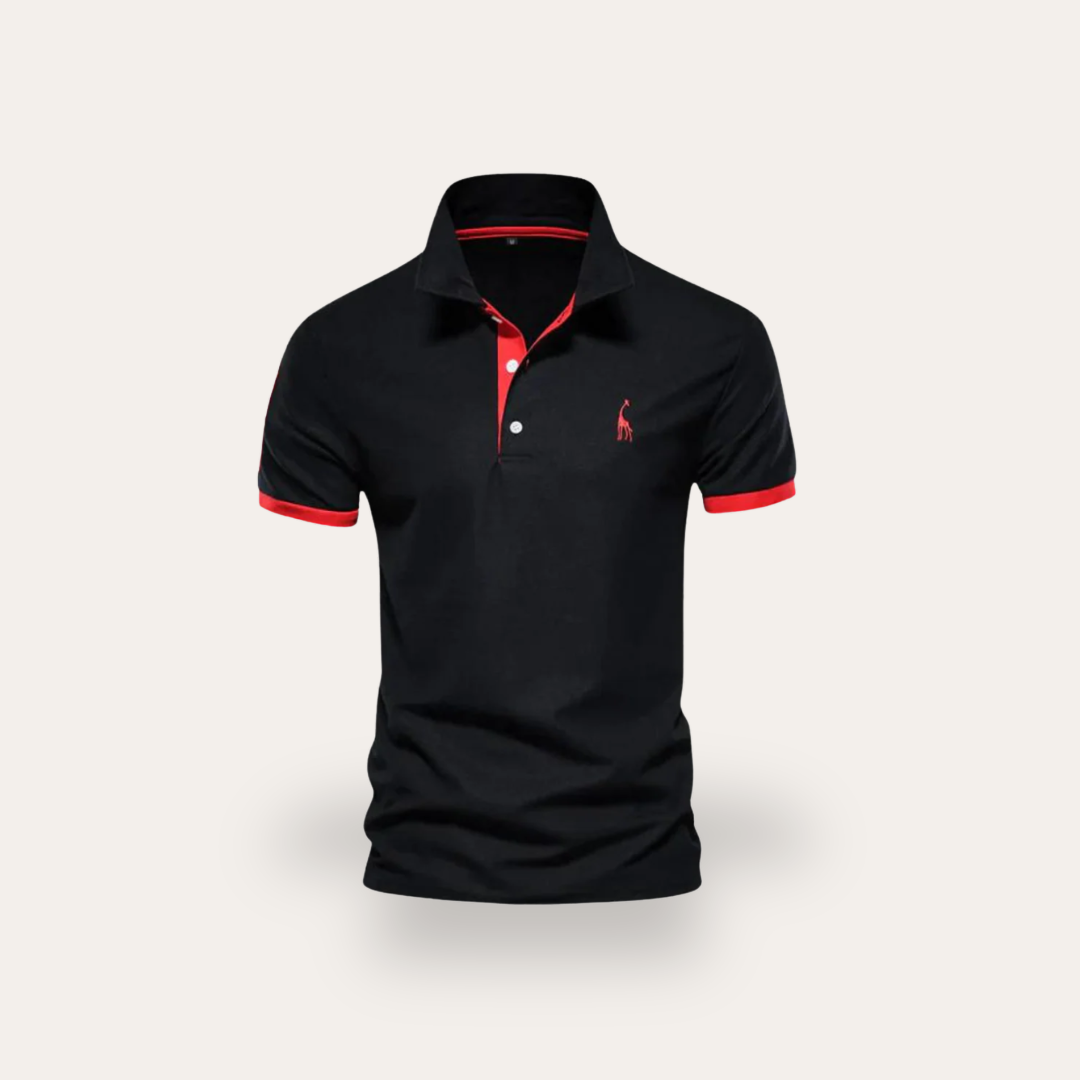 Herren Poloshirt Baumwolle Freizeit Kurzarm Shirt Slim Fit Kragen | Vestea