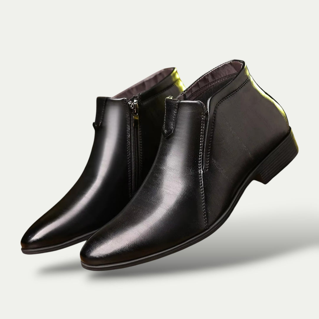 Herren Orthopädische Leder Stiefeletten Schuhe | Vestea