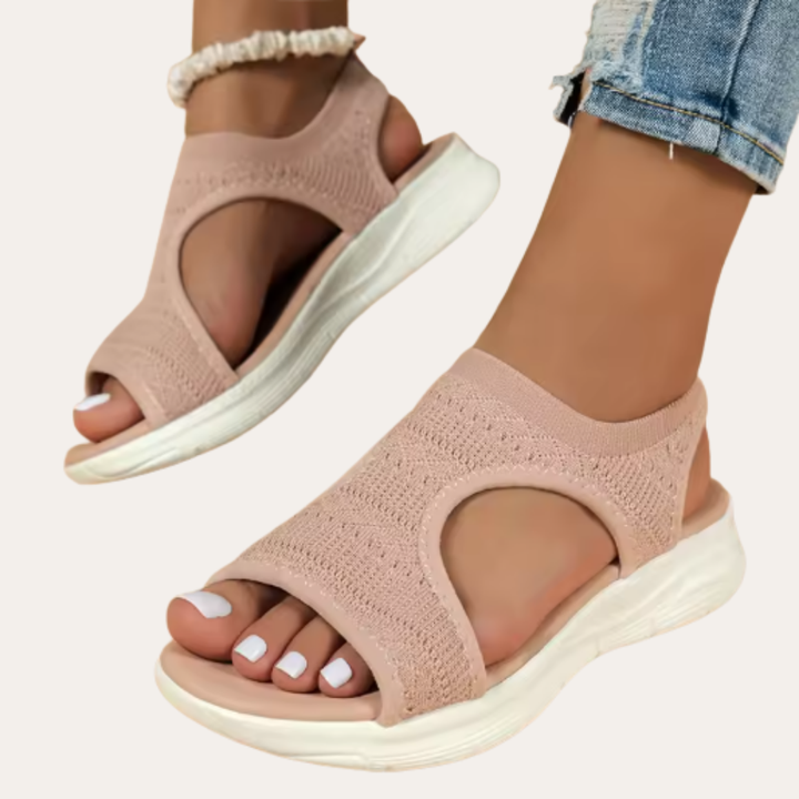 Damen Sandalen Mesh Slip-On orthopädisch sportlich bequem | Vestea