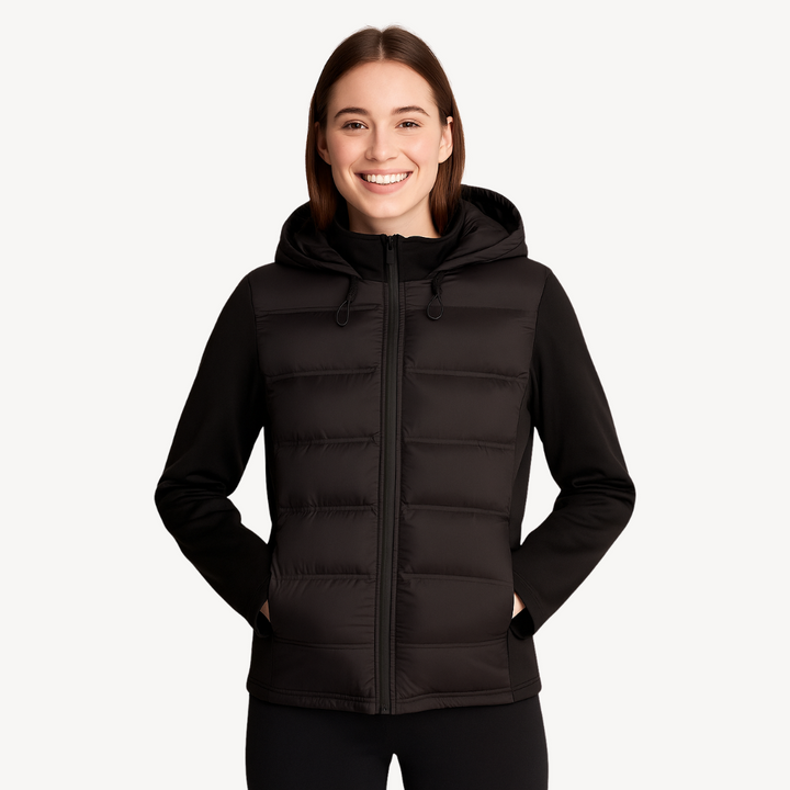 Pufferjacke mit Kapuze für Damen | Vestea