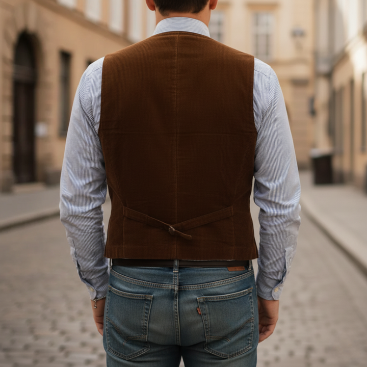 Herren Veloursjacke mit Weste | Vestea