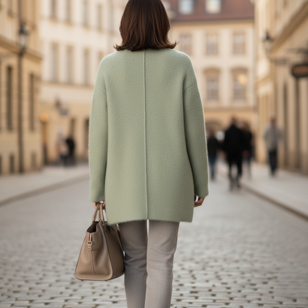 Damen Strickjacke Lang Cardigan | Vestea