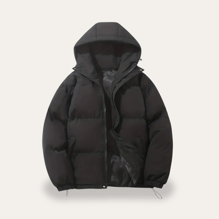 Damen Pufferjacke Nylon Kapuze Winter | Vestea