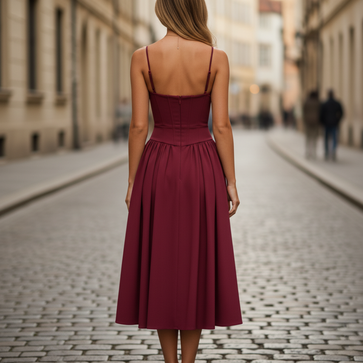 Damen Midikleid Elegant | Vestea