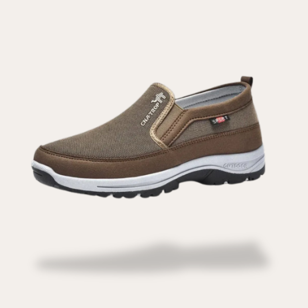 Herren Slipper Freizeitschuhe orthopedico Textil rutschfest leicht | Vestea