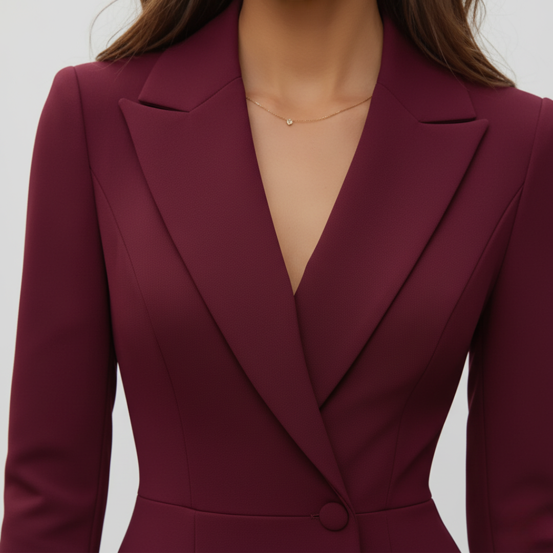 Elegantes Damen Kleid mit langen Ärmeln | Vestea