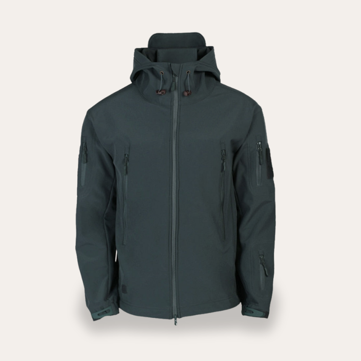 Herren Softshell Jacke Outdoor wasserdicht winddicht Kapuze | Vestea
