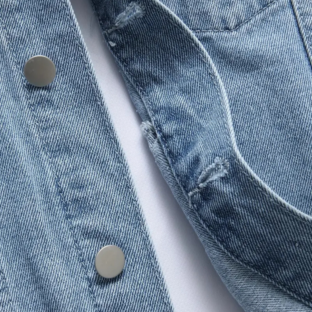 Bequemen Passform & Stylischen Denimjacke für Herren von | Vestea