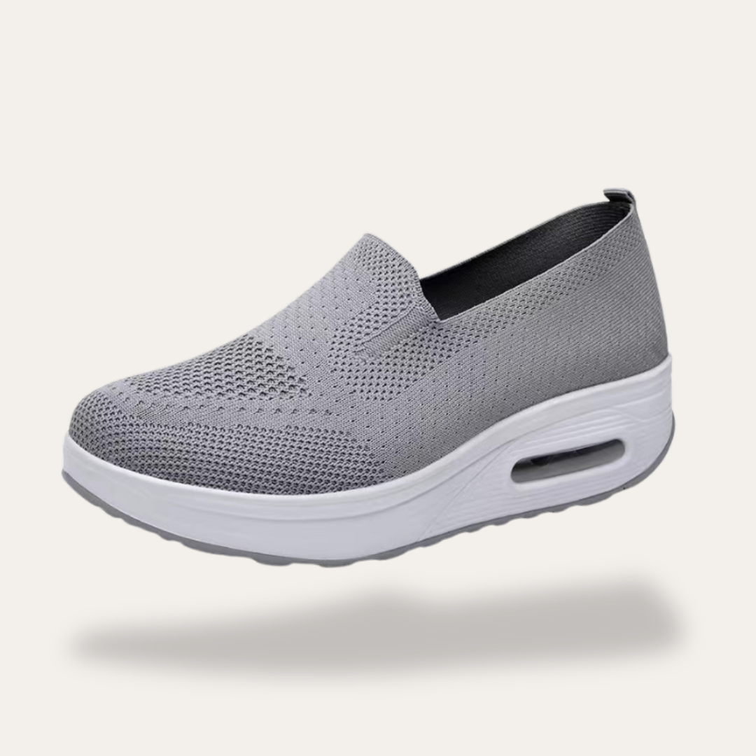 Damen Orthopädische Bequeme Slip-On Turnschuhe Keilabsatz | Vestea