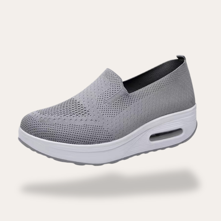 Damen Orthopädische Bequeme Slip-On Turnschuhe Keilabsatz | Vestea
