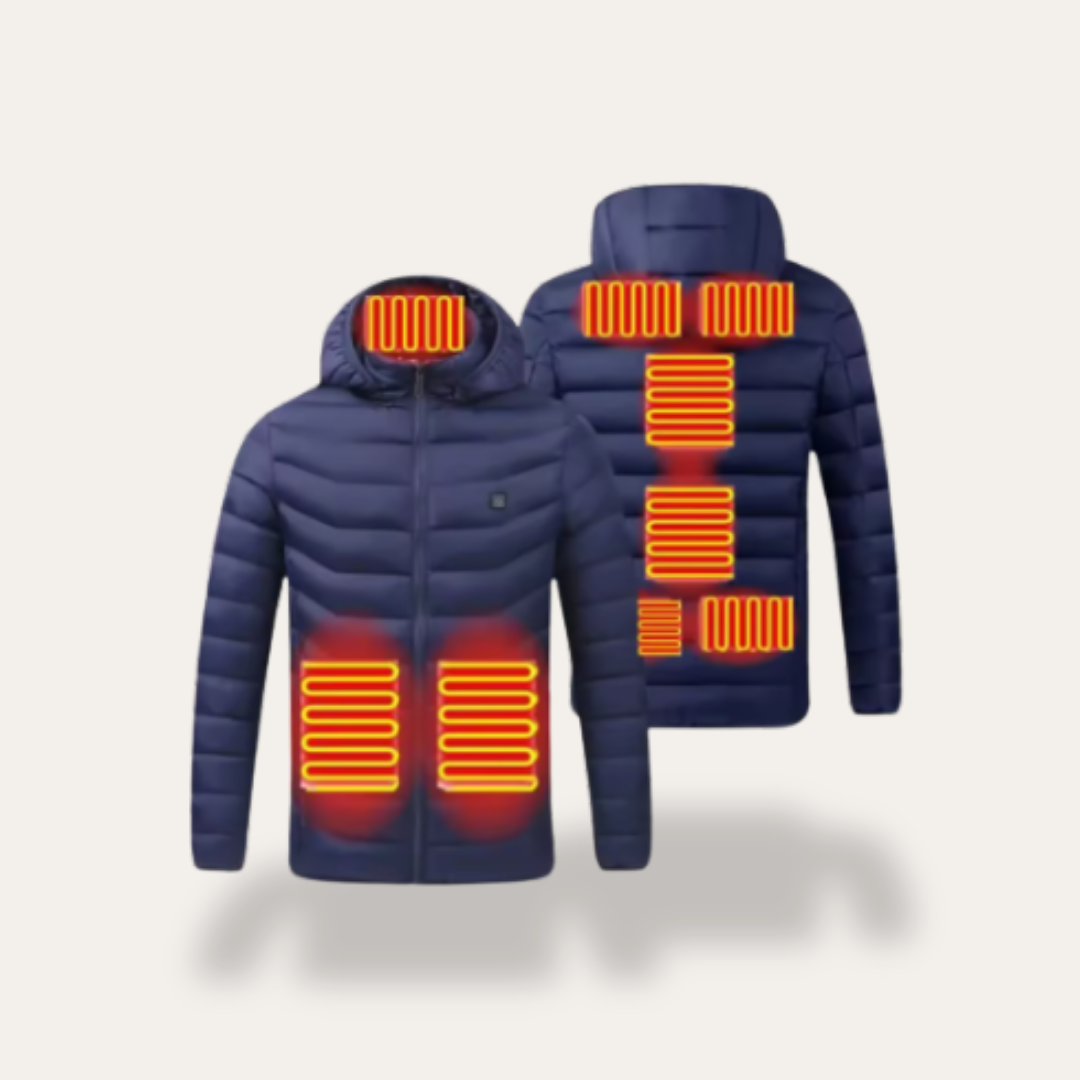 Herren Heizjacke mit Kapuze Winterjacke | Vestea
