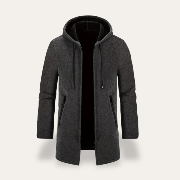 Herren Kapuzenmantel Slim Fit | Vestea