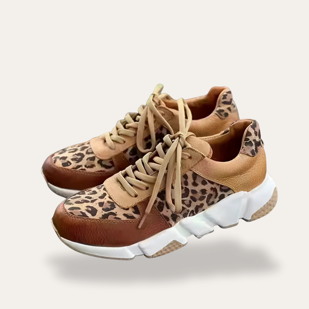 Damen Orthopädische Sneaker mit Leopardenmuster | Vestea