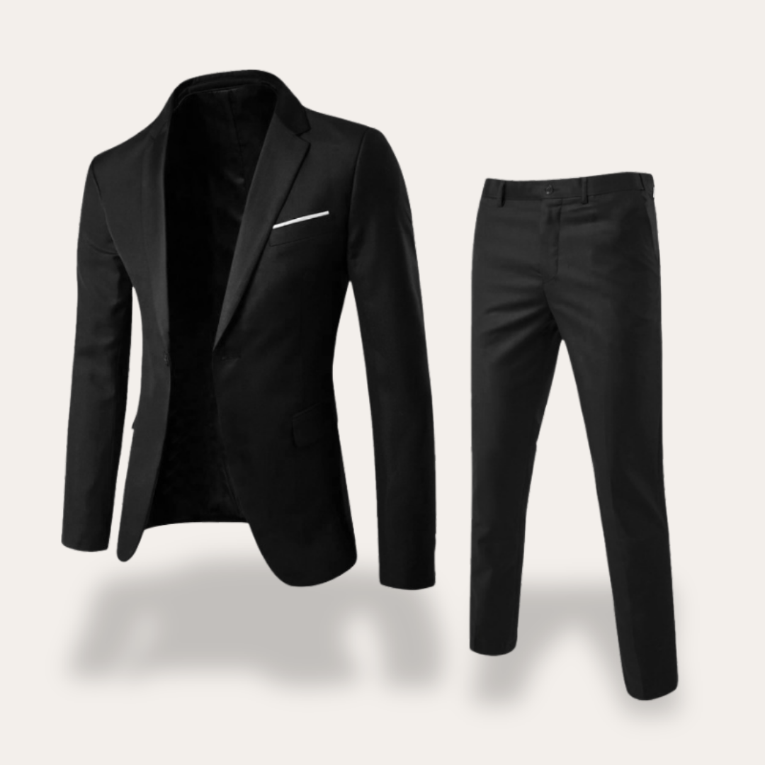 Herren Anzug Zweiteilig Jacke Hose Slim Fit | Vestea
