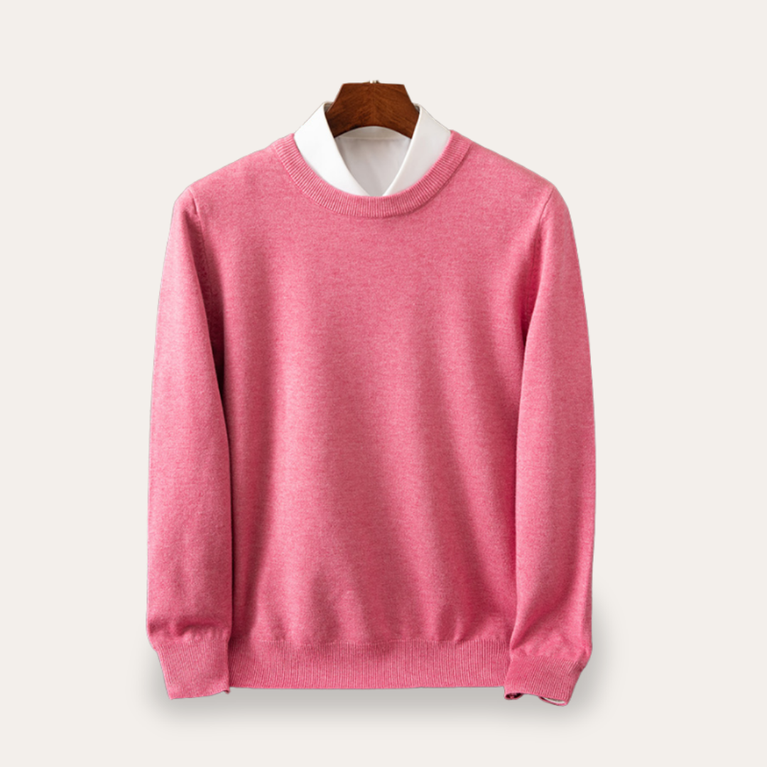 Herren Strickpullover Rundhalsausschnitt Langarm | Vestea