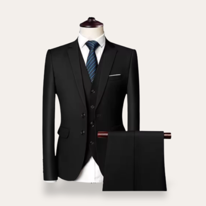 Herren Anzug 3-teilig Business Slim Fit | Vestea