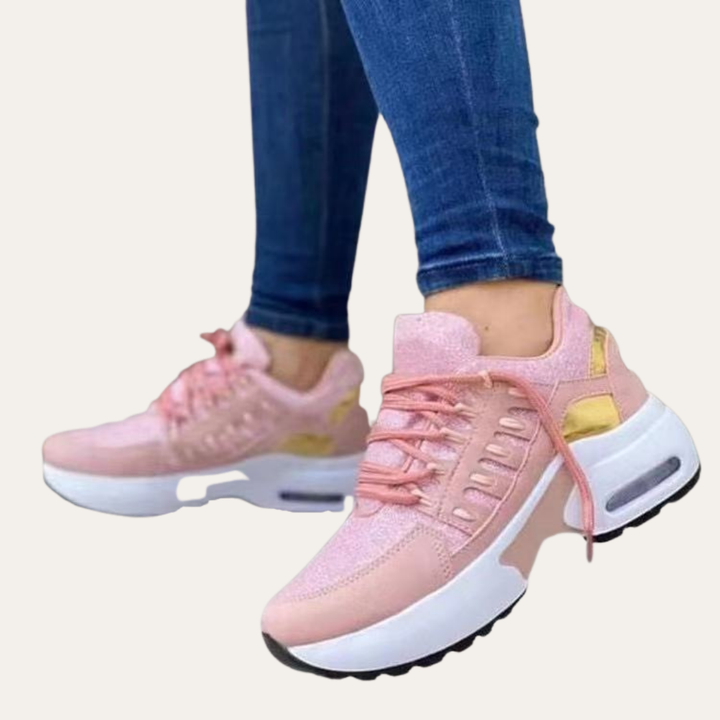 Damen Orthopädische Chunky Sneaker Plateauschuh Laufschuh | Vestea