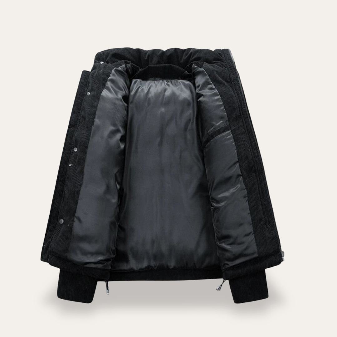 Herren Steppjacke aus Cord für Frühling und Herbst | Vestea