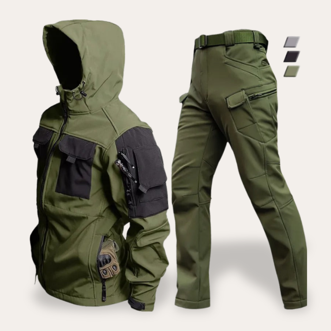Herren Softshell Tactical Set Outdoor Funktionsanzug Atmungsaktiv | Vestea
