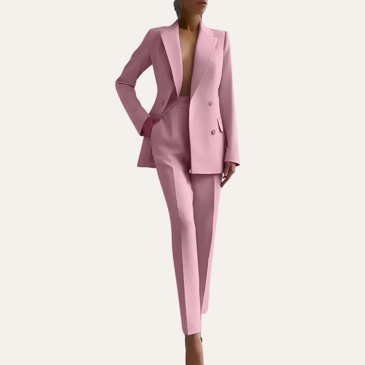 Damen Business Anzug Zweiteilig mit Blazer und Hose Elegant | Vestea