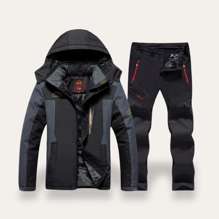 Herren Outdoor Winterjacke & Thermohose Set Funktionskleidung | Vestea